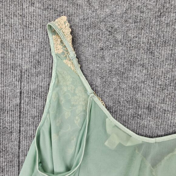 Vintage Y2K Avenue Body Cami Womens 26/28 Sheer Mesh Floral Lace Fairy Dainty - Picture 7 of 7